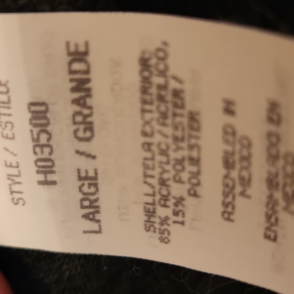 NEW. LADIES GRAY AND BLACK TRIM JACKET.  SIZE LARGE - Picture 5 of 5